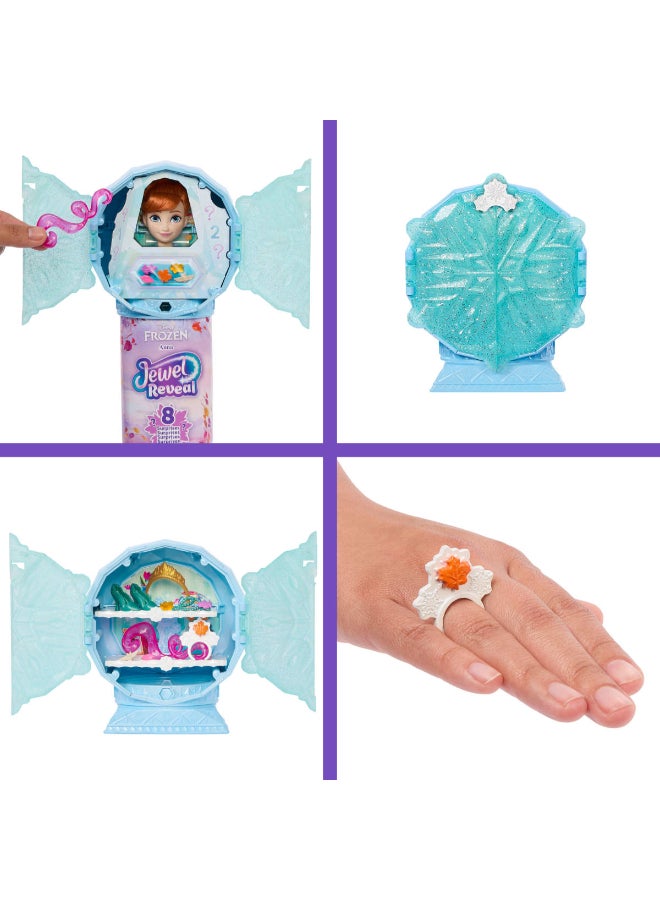 Disney Frozen Anna Fashion Doll & Accessories with 8 Surprises, Including Snowflake Gem Box, Ring for Child & 9 Play Pieces, Inspired by Movie - Image 4